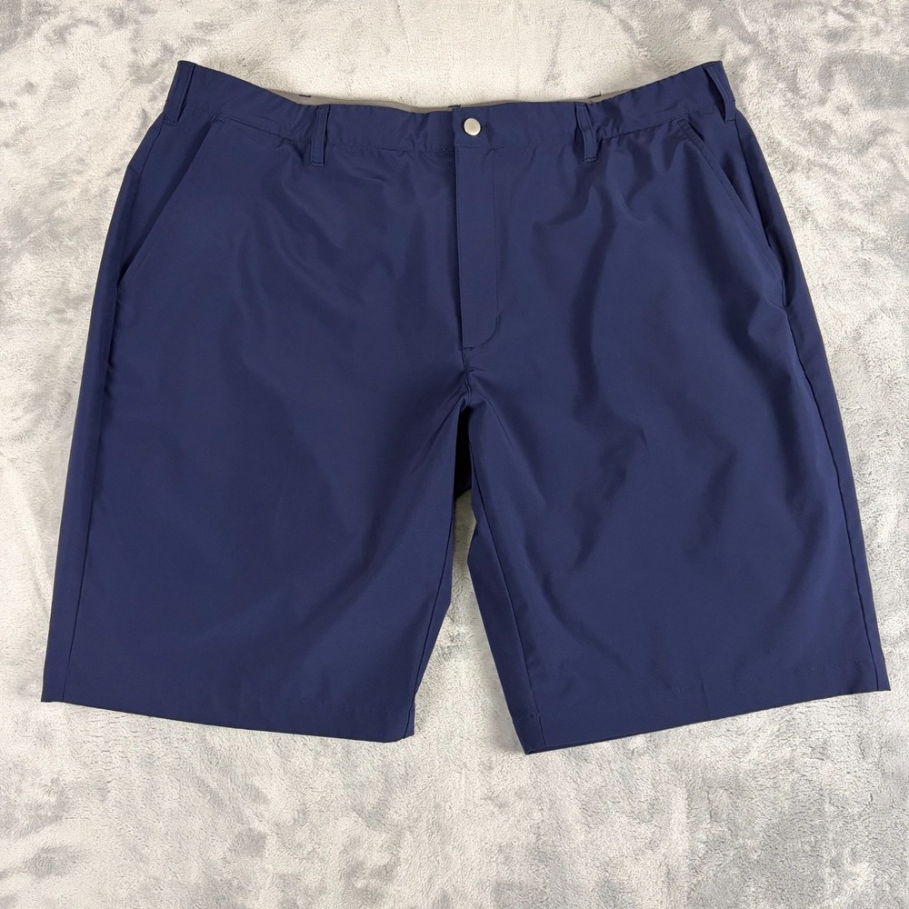TGW Tiger Woods Golf Shorts Mens Size 42 Navy Blue Stretch Waist
